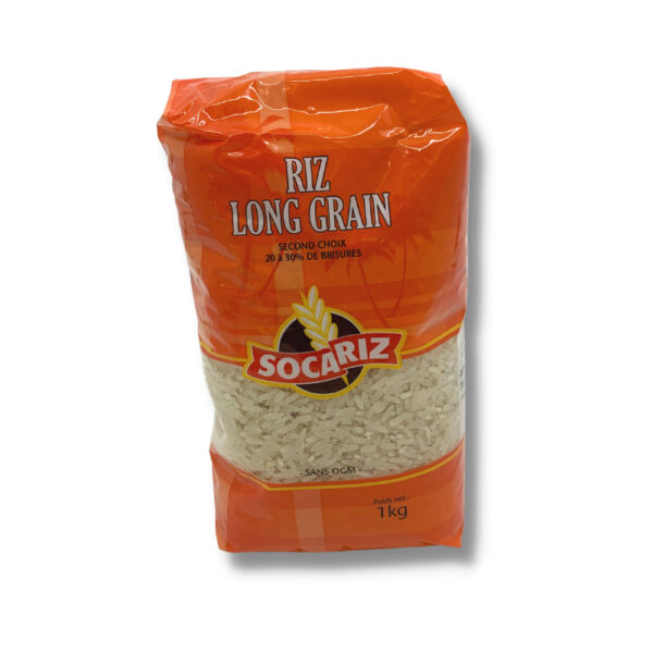 Riz Long Grain Blanchi Socariz 1Kg